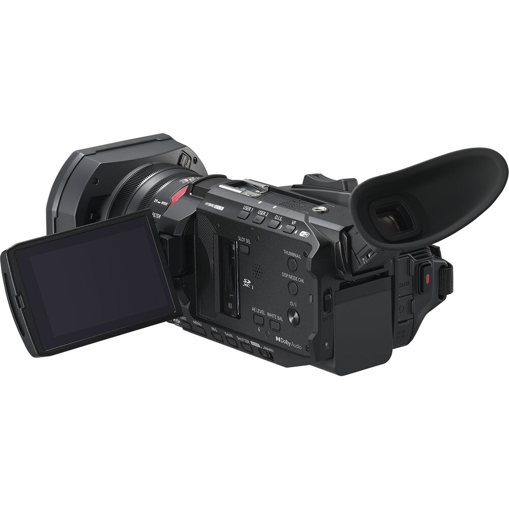 Panasonic HC-X1600 UHD 4K HDMI Camcorder with 24x Zoom - 8PC Accessory Bundle