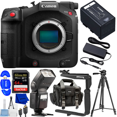 Canon EOS C80 6K Full-Frame Cinema Camera (Canon RF) 6389C002 - 10PC Bundle