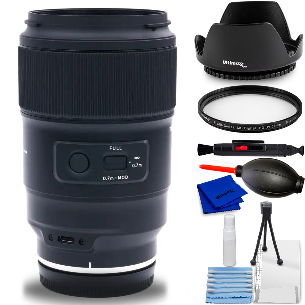 Tamron 90mm f/2.8 Di III VXD Macro Lens (Sony E) AFF072S700 - 7PC Accessory Kit