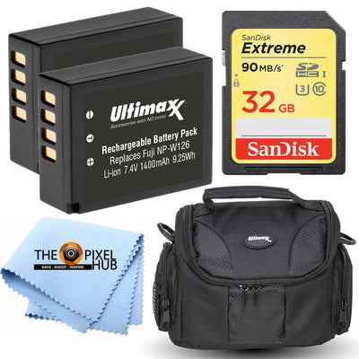 Battery Accessory Bundle Kit for Fujifilm X100VI X‑T50 X‑T30 II X-Pro3