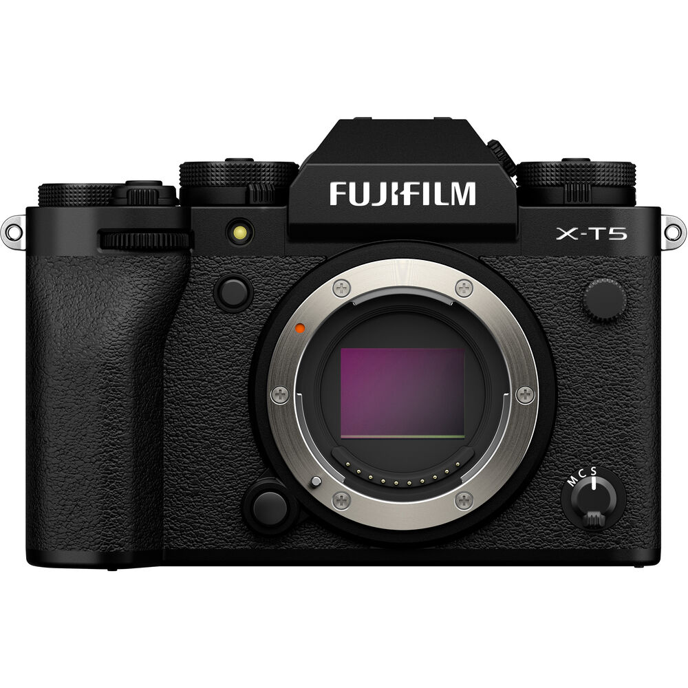 FUJIFILM X-T5 Mirrorless Camera (Body, Black) (KIT BOX) - 7PC Accessory Bundle