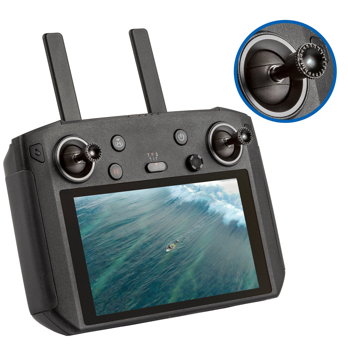 2 télécommandes intelligentes antidérapantes, Joystick, bascule de pouce pour Mavic 2, noir