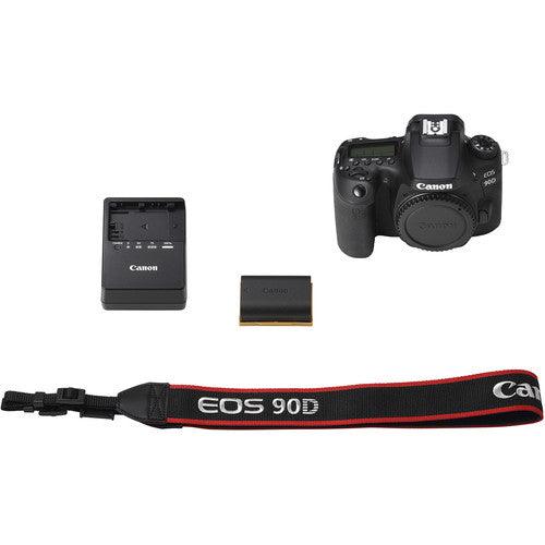 Appareil photo reflex numérique Canon EOS 90D (boîtier uniquement) Bundle 3