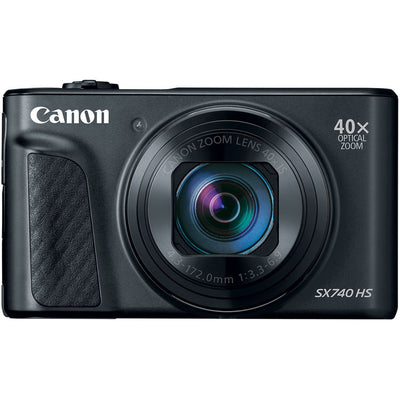 Canon PowerShot SX740 HS Digital Camera (Black) 2955C001 - 7PC Accessory Bundle