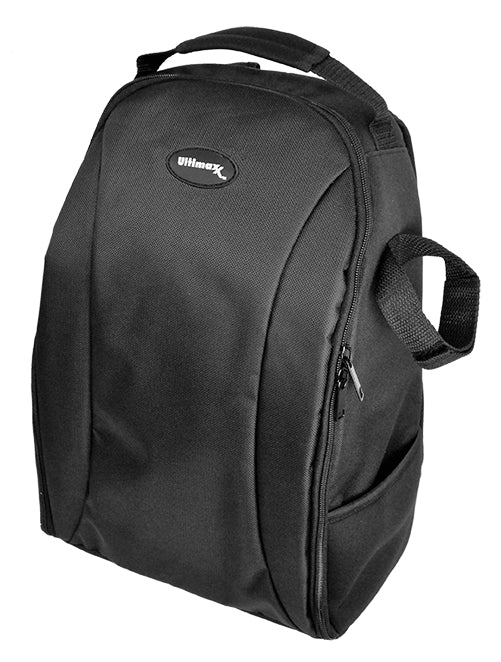 Sac à dos professionnel rembourré et résistant à l'eau pour appareil photo et objectif ULTIMAXX (noir)