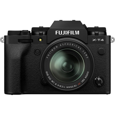 Appareil photo sans miroir FUJIFILM X-T4 avec objectif 18-55 mm (noir) PPCKIT