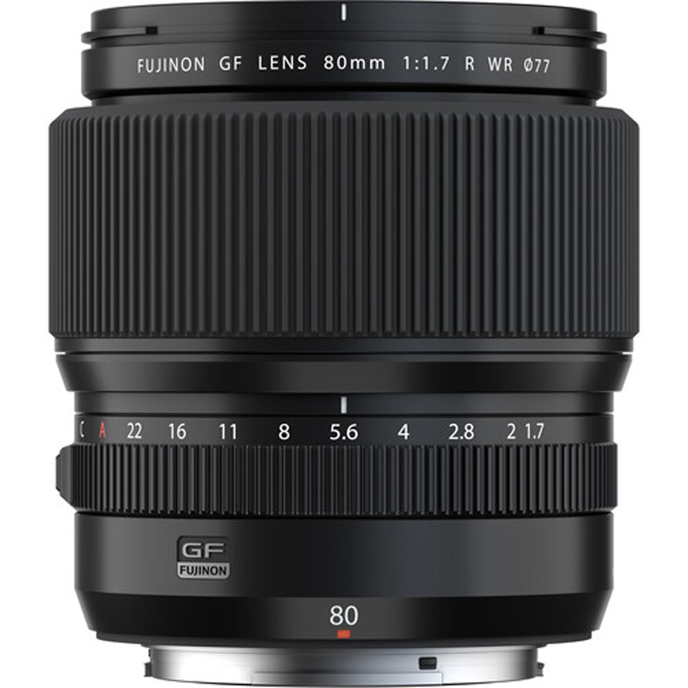 Objectif FUJIFILM GF 80 mm f/1.7 R WR 600022103 - Lot d'accessoires 14 pièces