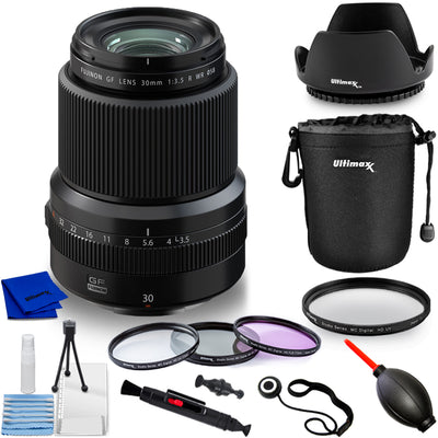 Objectif FUJIFILM GF 30mm f/3.5 R WR 600021771 - Lot d'accessoires 10 pièces