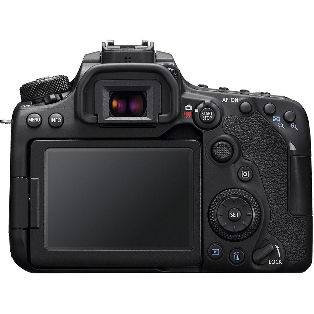 Appareil photo reflex numérique Canon EOS 90D avec objectif 18-135 mm + 64 Go + flash + trépied