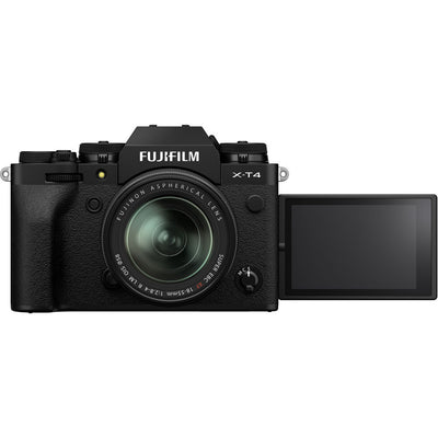 Appareil photo sans miroir FUJIFILM X-T4 avec objectif 18-55 mm (noir) PPCKIT