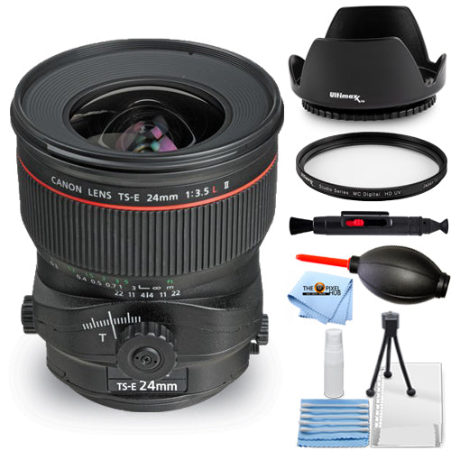 Canon TS-E 24 mm f/3,5L II Objectif inclinable 3552B002 - Ensemble d'accessoires 7 pièces