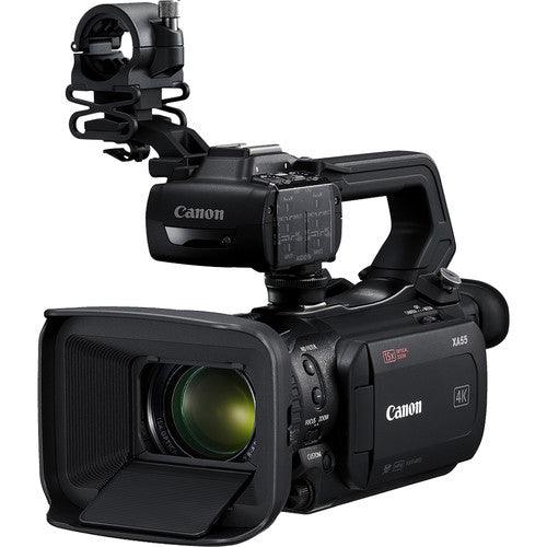 Caméscope Canon XA55 UHD 4K30 avec mise au point automatique double pixel (PAL) + pack 64 Go