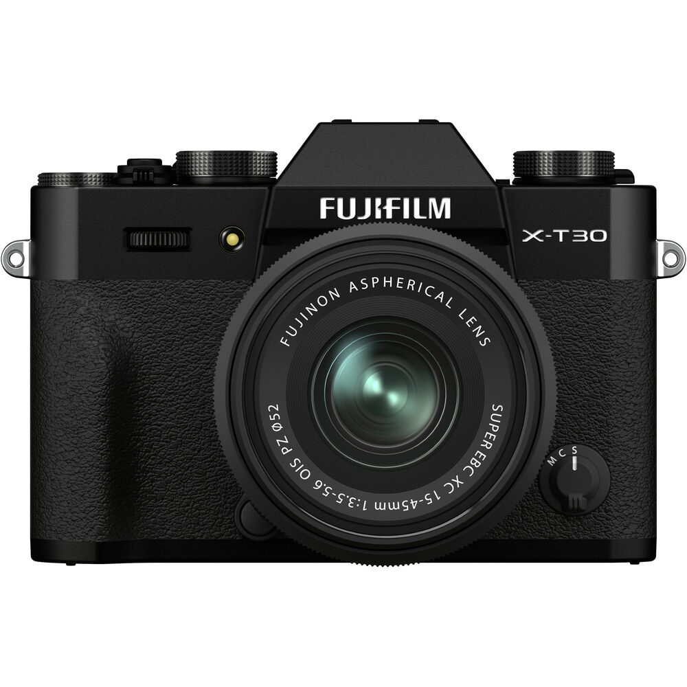 Appareil photo sans miroir FUJIFILM X-T30 II avec objectif XC 15-45 mm OIS PZ (noir)