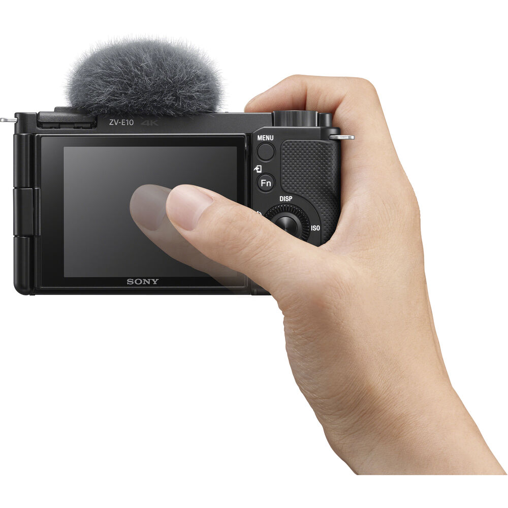 Sony ZV-E10 Mirrorless Camera (Body Only) (Black) ILCZV-E10/B - Kit Box