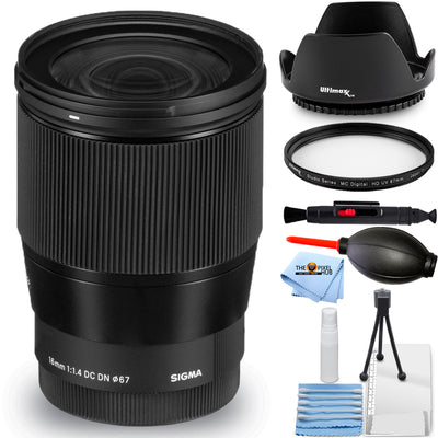Sigma Objectif contemporain 16 mm f/1.4 DC DN pour Sony E 402965 – Ensemble de filtres UV