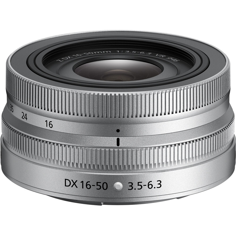 Objectif Nikon NIKKOR Z DX 16-50 mm f/3.5-6.3 VR (argent) 20109 - Kit d'accessoires 7 pièces