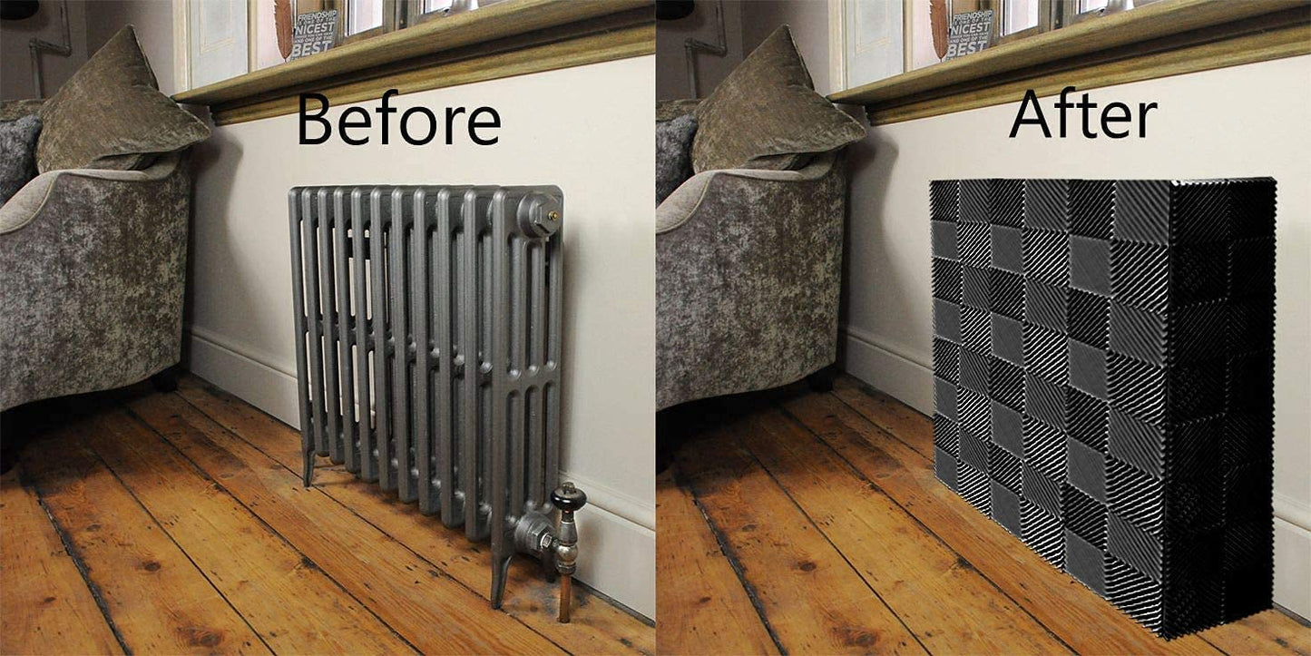 Ready Covers EZ Vented Radiator Protective Heating Connect Cover (30, Charcoal)
