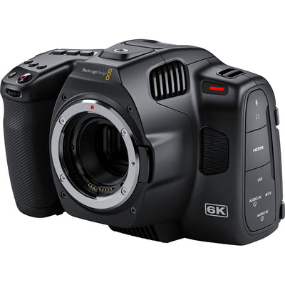 Blackmagic Design Pocket Cinema Camera 6K Pro Canon EF + EXT BATT + 128 Go Bundle
