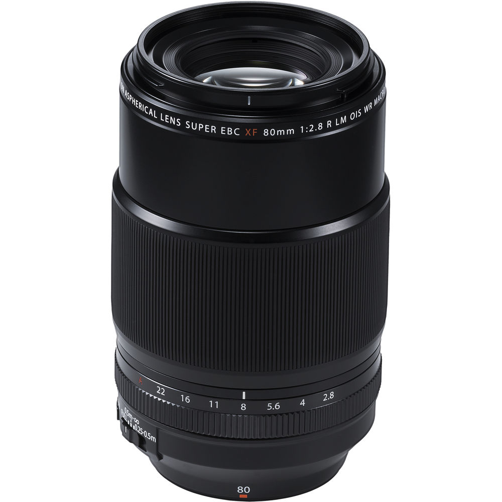 Objectif macro Fujifilm XF 80 mm f/2.8 R LM OIS WR 16559168 - Ensemble d'accessoires 7 pièces