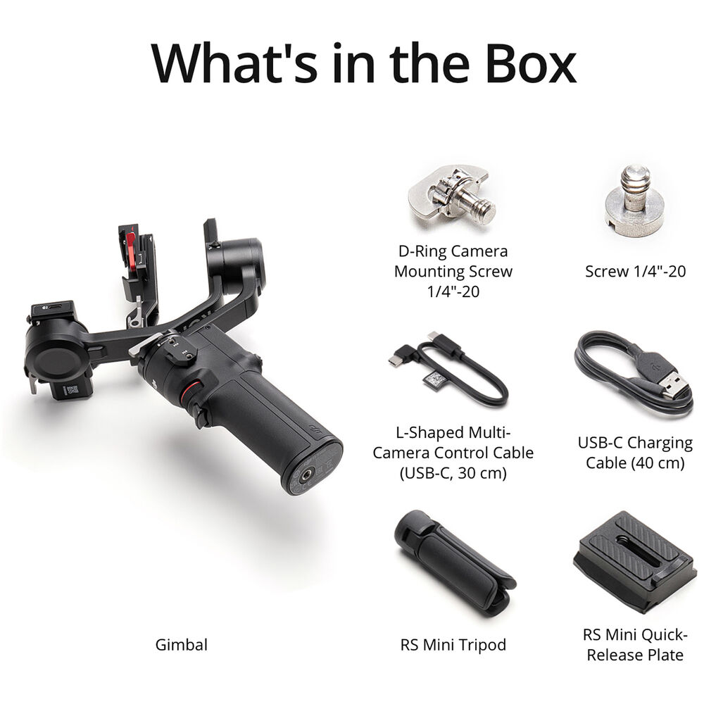 Picture 1 of 6
Original OEM DJI RS 3 Mini Gimbal Stabilizer CP.RN.00000294.01 - Bundle