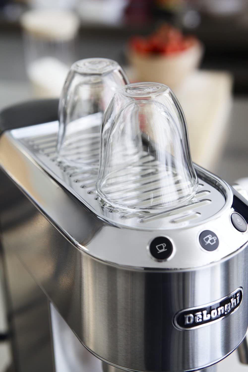 De'Longhi Dedica EC680M 15-Bar Pump Stainless Steel Slim Espresso Cappu. Machine