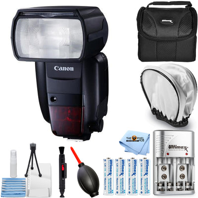 Canon Speedlite 600EX II-RT (Noir) 1177C002 + 4 piles AA et chargeur1177C002 + 4 piles AA et chargeur