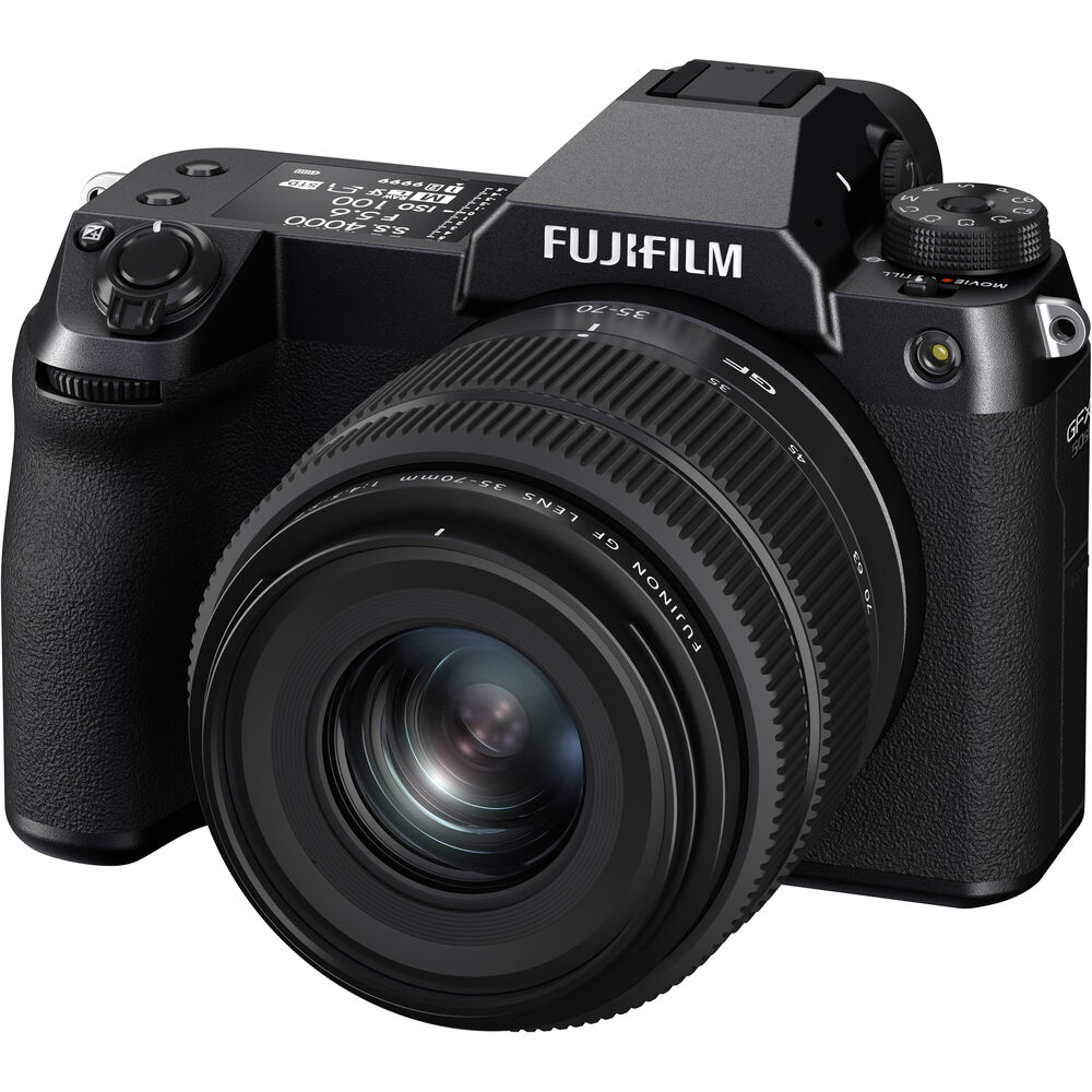 Appareil photo sans miroir moyen format FUJIFILM GFX 50S II avec objectif 35-70 mm - Bundle