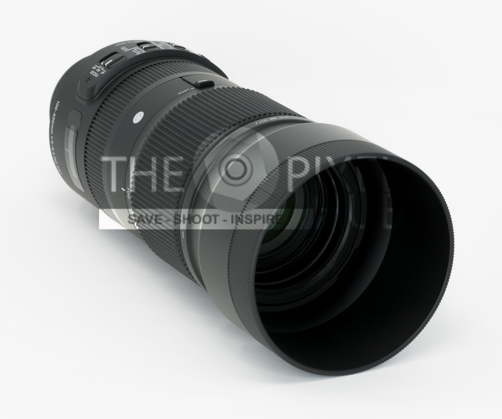 Sigma 100-400mm f/5-6.3 DG OS HSM Objectif contemporain Canon EF - Pack UV de démarrage