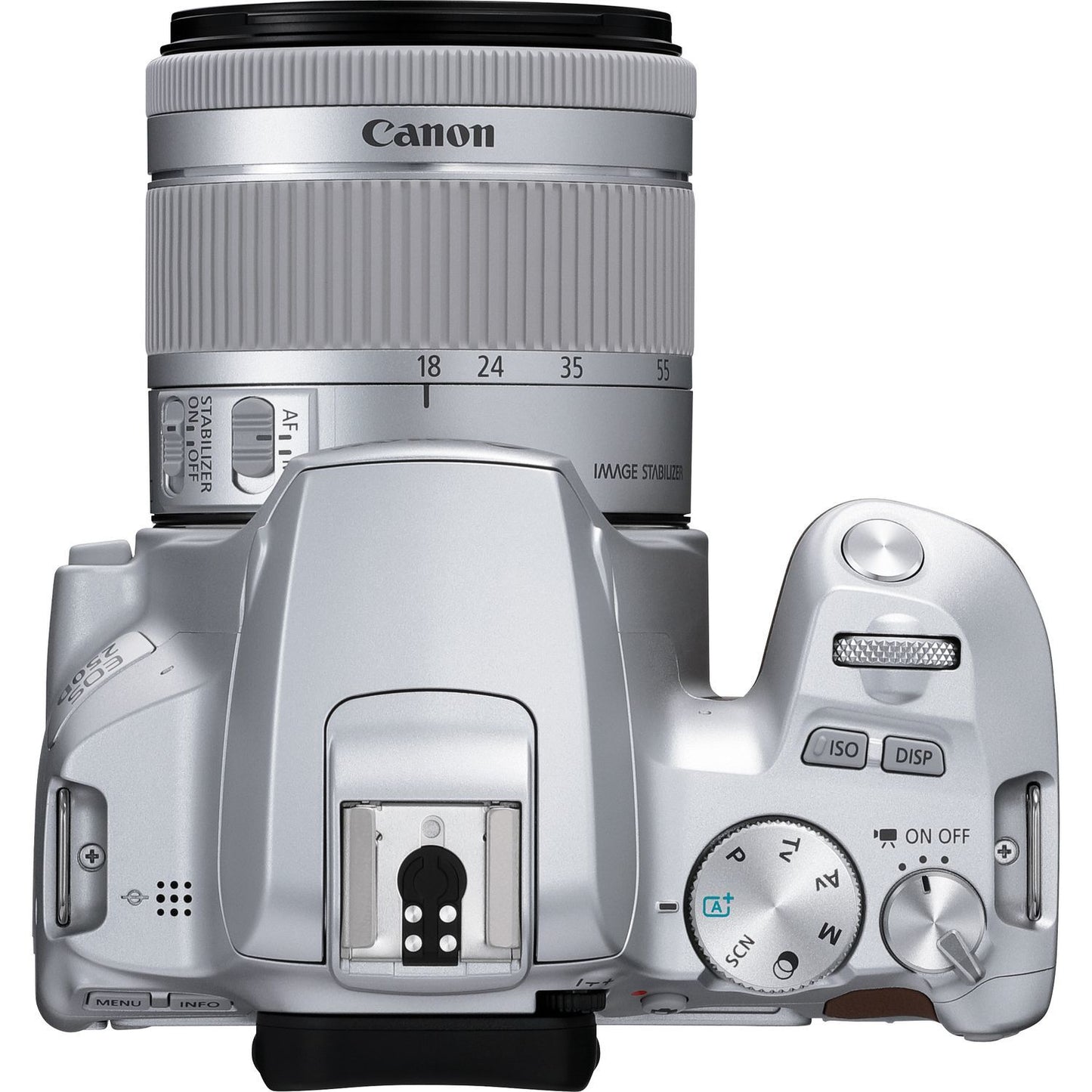 Canon EOS 250D avec objectif EF-S 18-55 mm f/4-5.6 IS STM (argent) Kit d'accessoires 7 pièces