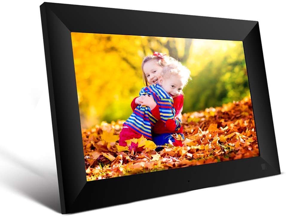 Cadre photo numérique ULTIMAXX 10,1" avec 16 Go, écran tactile, Wi-Fi, 40 000 photos