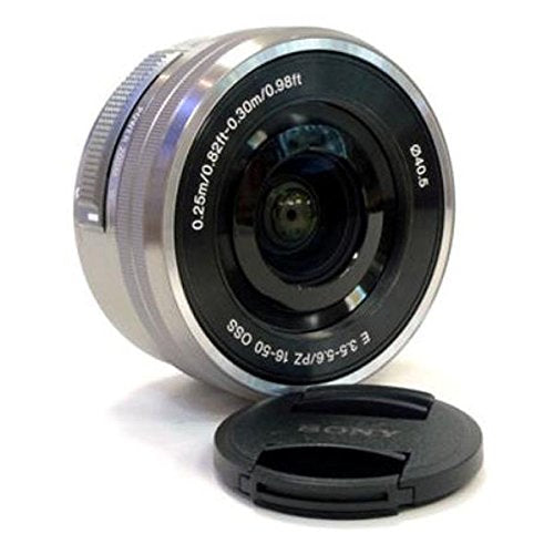 Sony E PZ 16-50mm f/3.5-5.6 OSS Lens (Silver) - White Box 6PC Accessory Bundle