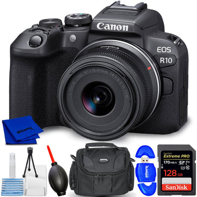 Appareil photo sans miroir Canon EOS R10 avec kit d'objectif RF-S 18-45 mm f/4.5-6.3 IS STM