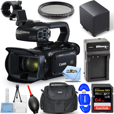 Caméscope Canon XA40 Professional UHD 4K (PAL) 3666C003 + 64 Go + étui