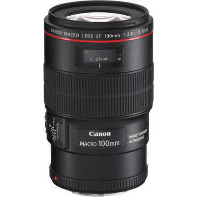 Objectif Canon EF 100 mm f/2,8L Macro IS USM - 3554B002