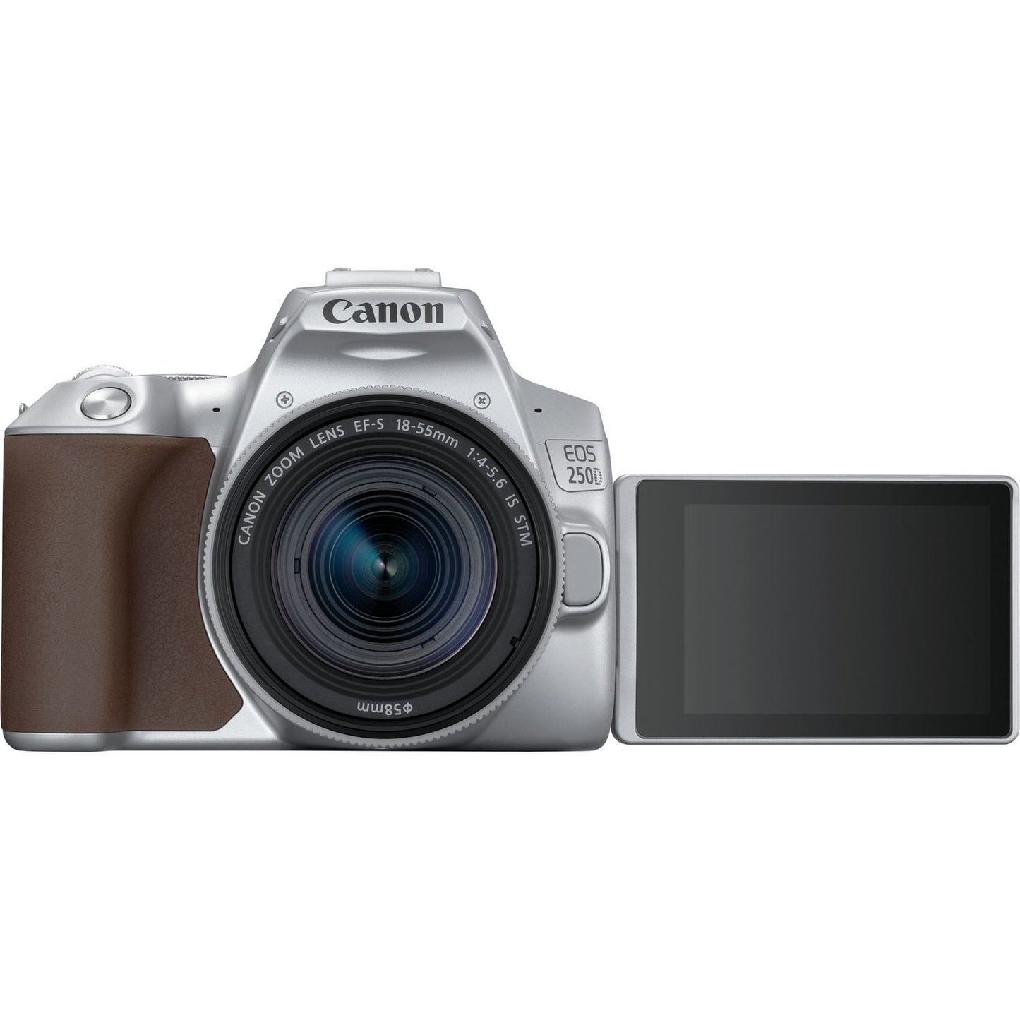 Canon EOS 250D avec objectif EF-S 18-55 mm f/4-5.6 IS STM (argent) Kit d'accessoires 7 pièces