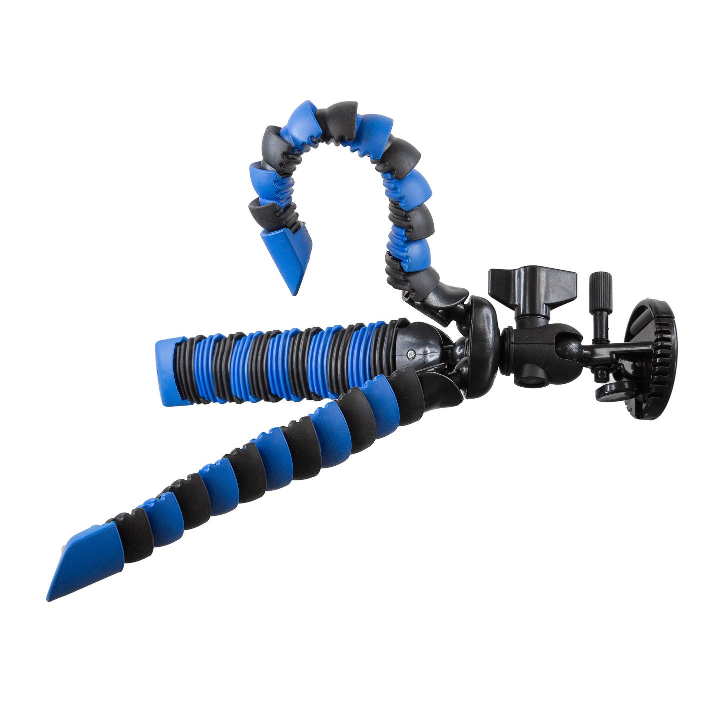 Trépied flexible pour appareil photo reflex numérique Gripster 12'' (bleu) avec plaque à dégagement rapide