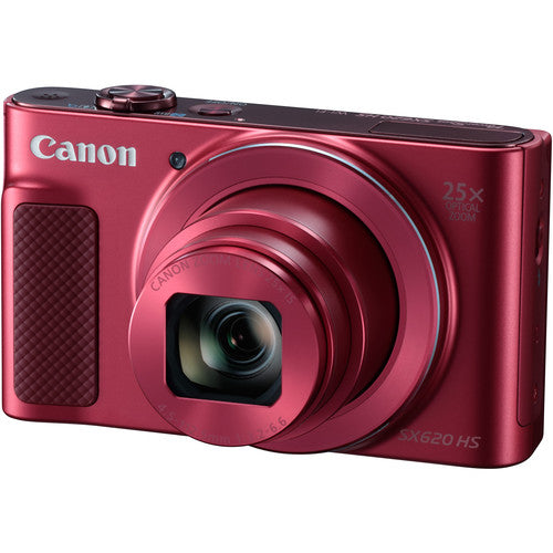 Appareil photo numérique Canon PowerShot SX620 HS (rouge) 1073C001 - Bundle essentiel de 32 Go