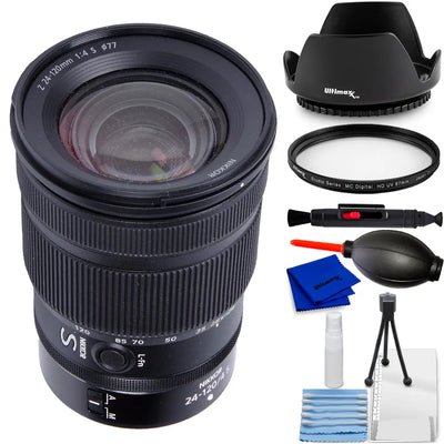 Objectif Nikon NIKKOR Z 24-120 mm f/4 S 20105 - Ensemble d'accessoires 7 pièces