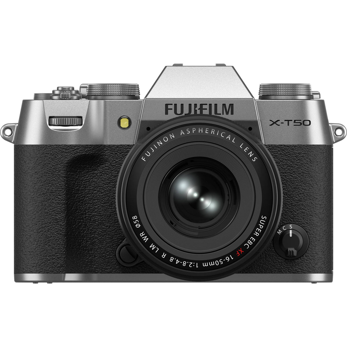 FUJIFILM X-T50 Mirrorless Camera with XF 16-50mm f/2.8-4.8 Lens Silver - 7PC Kit