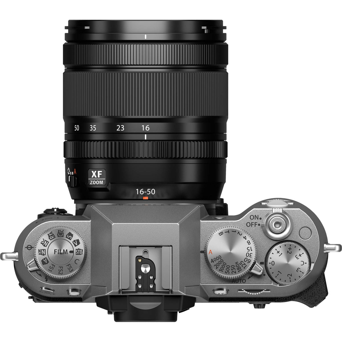 FUJIFILM X-T50 Mirrorless Camera with XF 16-50mm f/2.8-4.8 Lens Silver - 7PC Kit