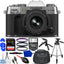 FUJIFILM X-T50 Mirrorless Camera with XF 16-50mm f/2.8-4.8 Lens Silver - Bundle