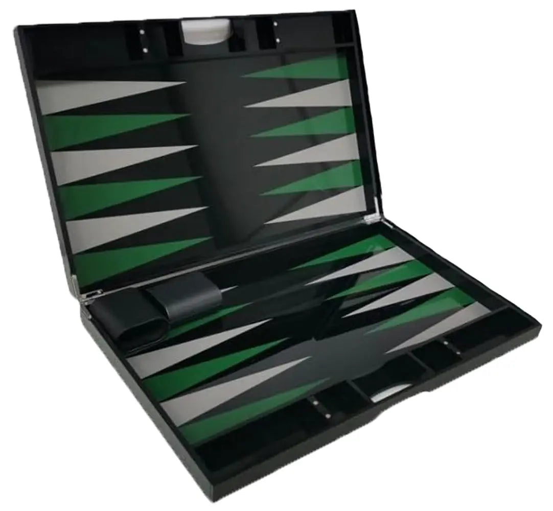 Lucite Acrylic Backgammon Set 18" Large Premium Board and Pieces Ready Covers