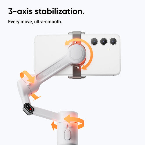 Insta360 Flow 2 Standard Bundle (Summit White) - 32GB Accessory Bundle