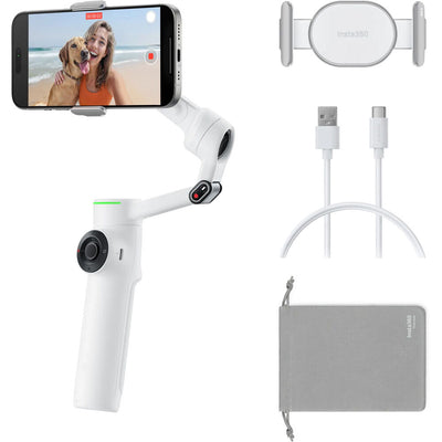 Insta360 Flow 2 Pro Smartphone Gimbal Stabilizer (White) - CINSABQB_FLOW201