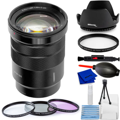 Sony E PZ 18-105mm f/4 G OSS Lens SELP18105G Pro Filter Kit Bundle Sony