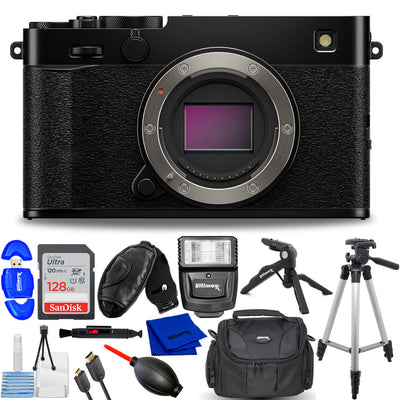 FUJIFILM X-E5 Mirrorless Camera (Body, Black) 16949844 - 12PC Accessory Bundle Fujifilm
