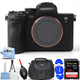 Sony a7 IV Mirrorless Camera (Body Only, Kit Box) - 7PC Accessory Bundle Sony