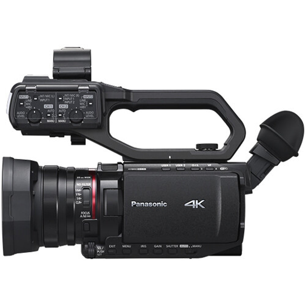 Panasonic CX20 Professional Compact 4K Camcorder w/ XLR Inputs - 7PC Bundle Panasonic