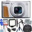 Canon PowerShot SX740 HS Digital Camera (Silver) 2956C001 - 12PC Accessory Kt