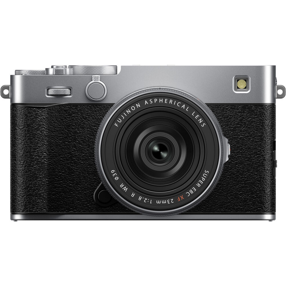 FUJIFILM X-E5 Mirrorless Camera with XF 23mm f/2.8 Lens (Silver) - 10PC Bundle Fujifilm
